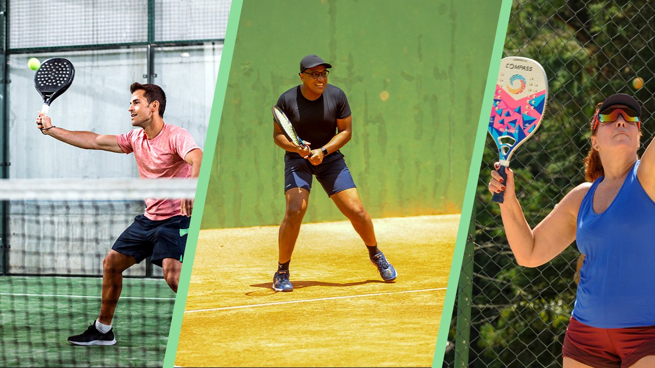 Comparativo entre as modalidades Padel x Tênis x Beach Tennis na escola VTennis em Jundiaí.